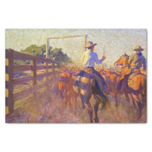 Corral Dust by Maynard Dixon Tissue Paper