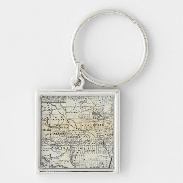 Correct map of Dakota Keychain (Front)
