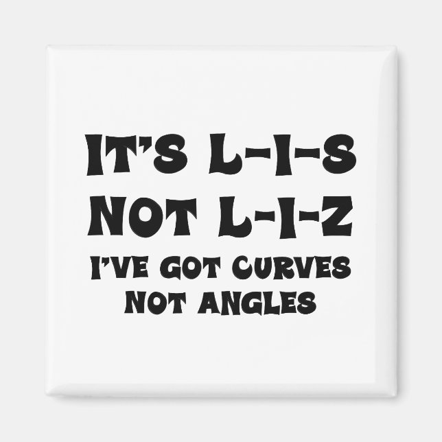 Correct spelling of Lis Magnet (Front)