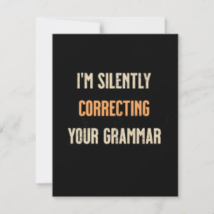 Correcting Grammar Note Card