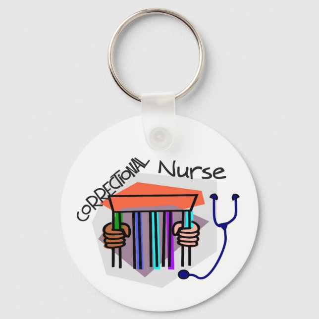 Correctional (Jail Prison) Nurse Keychain (Front)