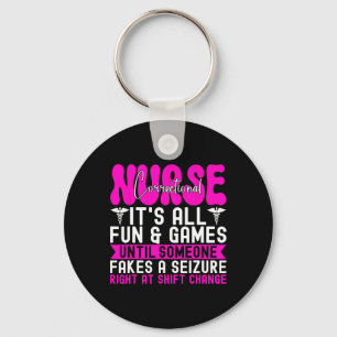 Correctional Nurse Correctional Care Jail Nurse Keychain