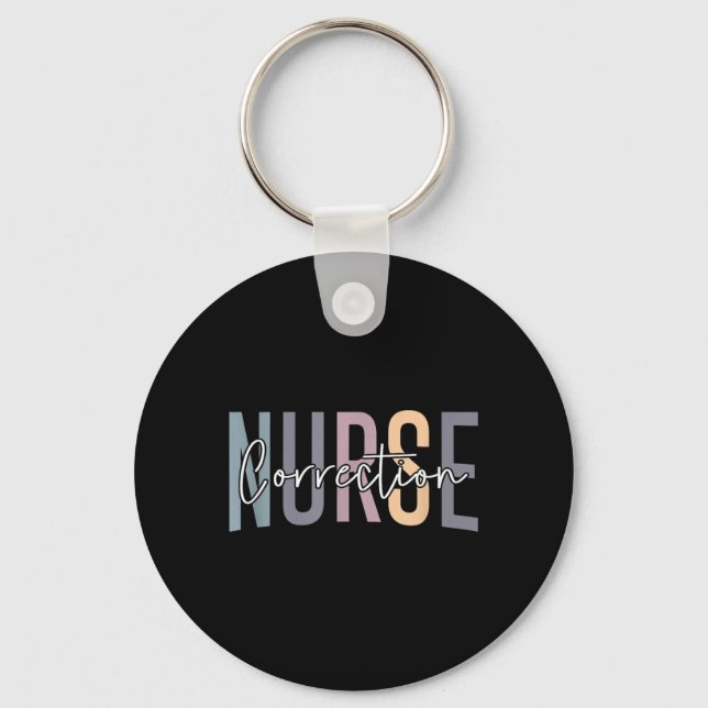 Correctional Nurse Correctional Nursing Keychain (Front)
