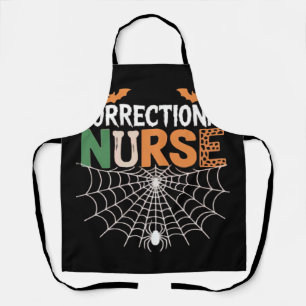 Correctional Nurse Halloween Pumpkin Classic T-Shi Apron