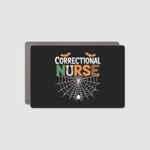 Correctional Nurse Halloween Pumpkin Classic T-Shi Car Magnet