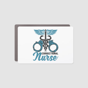 Correctional Nurse Nursing Prison Faciliity Car Magnet