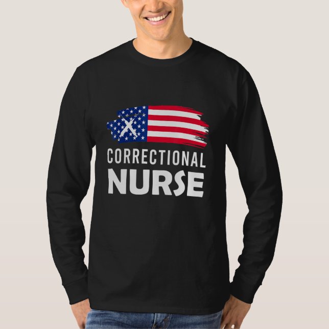 Correctional Nurse Nursing Rn 1 T-Shirt (Front)