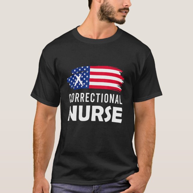 Correctional Nurse Nursing Rn 1 T-Shirt (Front)