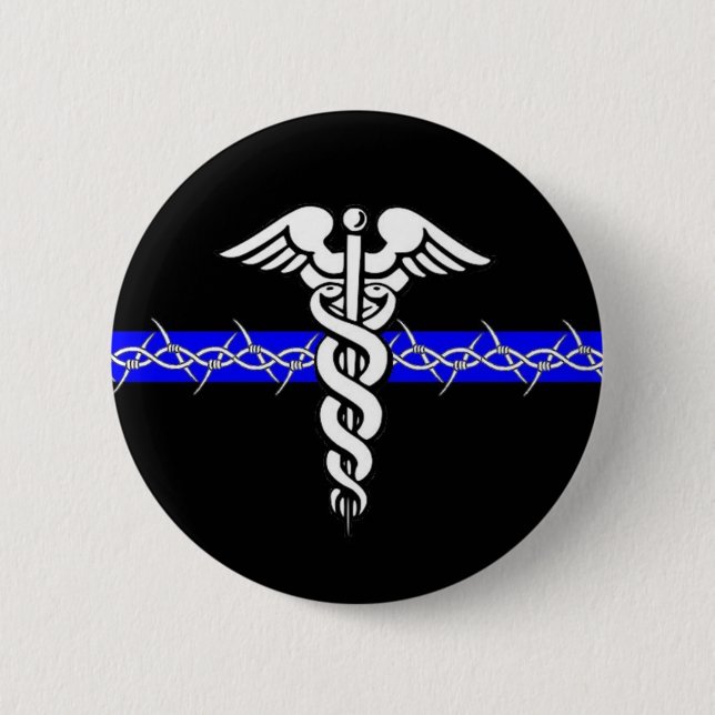 Correctional Nurse Pinback Button (Front)