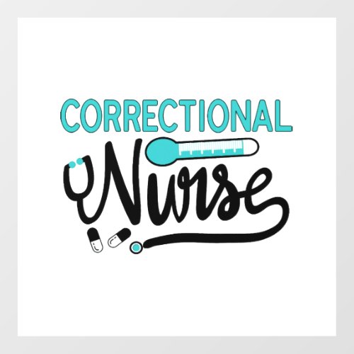 correctional nurse shirts floor decals