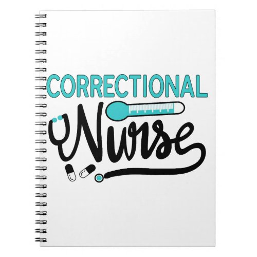 correctional nurse shirts notebook