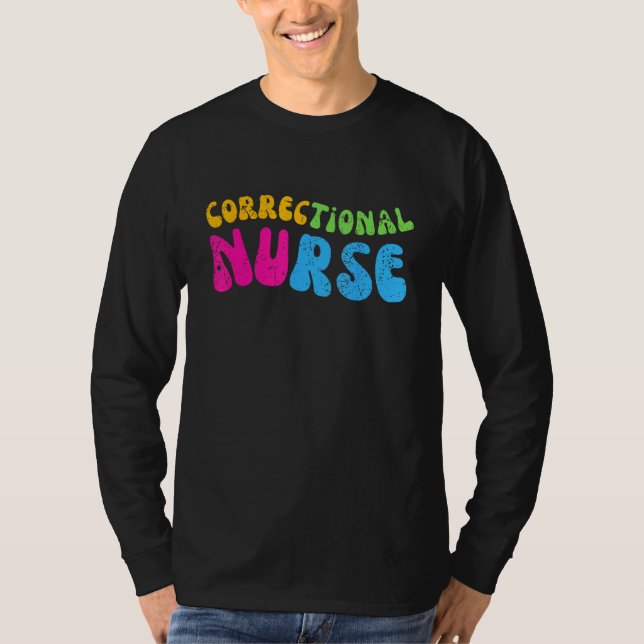 Correctional Nurse Work School  Team Squad  Women  T-Shirt (Front)
