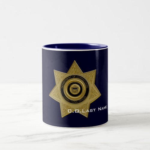 Correctional Officer Badge Coffee Mug