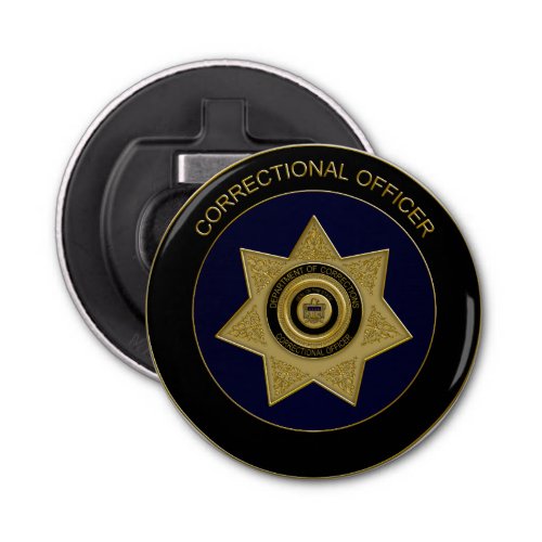 Correctional Officer Badge G02_Round Bottle Opener