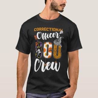 Correctional Officer Boo Crew Ghost Funny Hallowee T-Shirt
