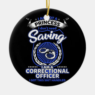 Correctional Officer Correction Officer Ceramic Ornament