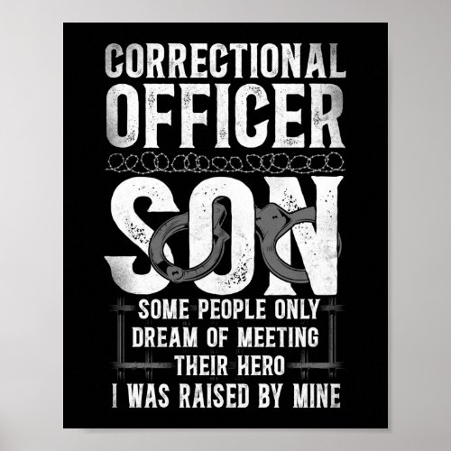 Correctional Officer Correctional Officer Son Some Poster