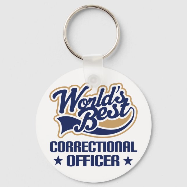 Correctional Officer Gift Keychain (Front)