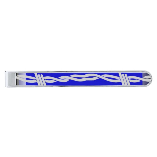 Correctional Officer Logo Silver Finish Tie Bar (Front)