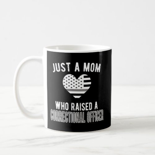 Correctional Officer Mom Proud Corrections Mom Sil Coffee Mug