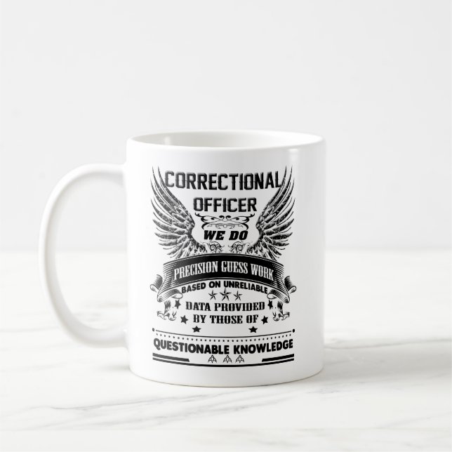 Correctional Officer Mug Coffee Travel Mugs Gifts (Left)