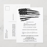 Correctional Officer Retirement Party America Flag