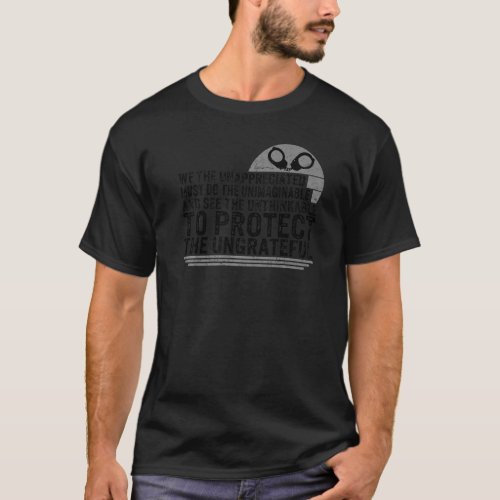 Correctional Officer We The Unappreciated Hand Cuf T_Shirt