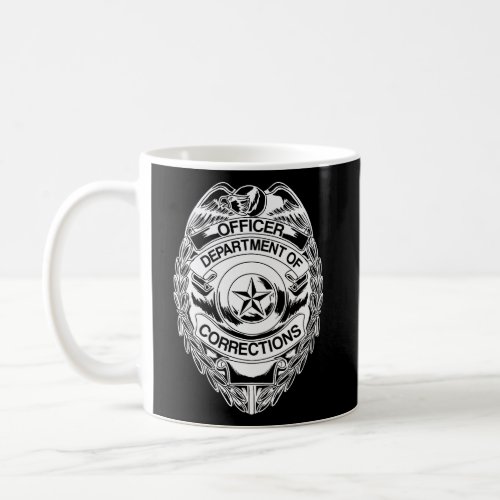 Correctional Officers Badge Gear Coffee Mug