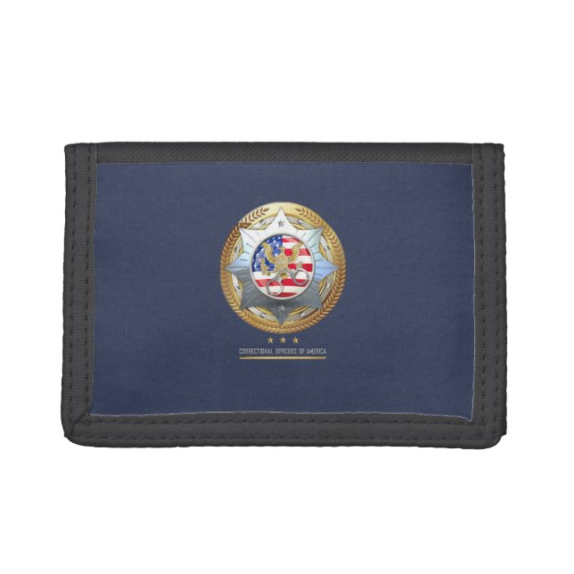 Correctional Officers of America Tri-Fold Wallet (Front)