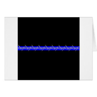 Corrections Barbed Wire Blue Line Cards