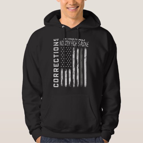 Corrections Correctional Officer  Thin Gray Line F Hoodie