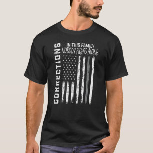 Corrections Correctional Officer Thin Gray Line F T-Shirt