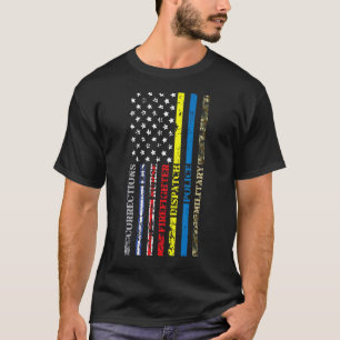 Corrections Dispatch Ems Nurse Firefighter Police T-Shirt