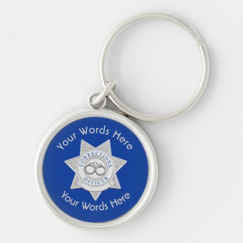 Corrections Officer Badge Universal Keychain