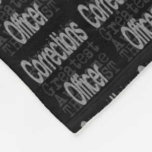 Corrections Officer Extraordinaire Fleece Blanket