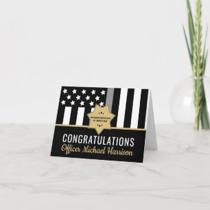 Corrections Officer Graduation Congratulations Card