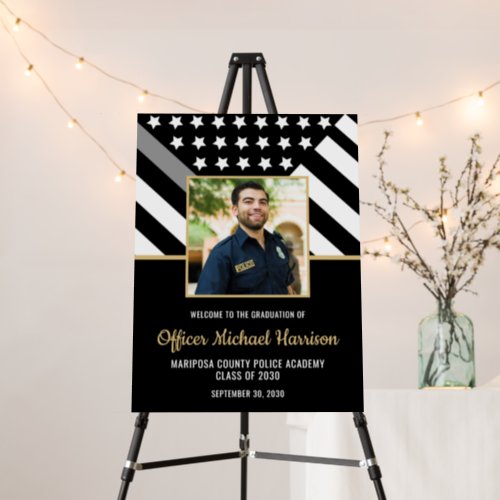 Corrections Officer Graduation Party Photo Welcome Foam Board