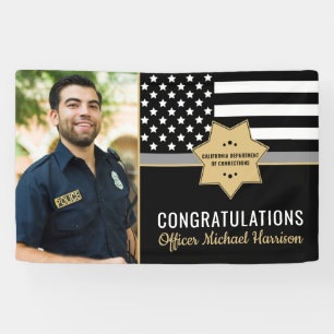 Corrections Officer Law Enforcement Graduation Banner