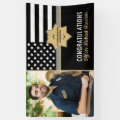 Corrections Officer Police Graduation Photo Banner | Zazzle