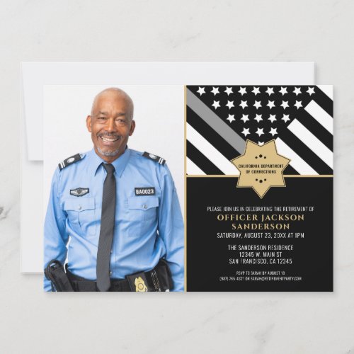 Corrections Officer Retirement Silver Line Photo