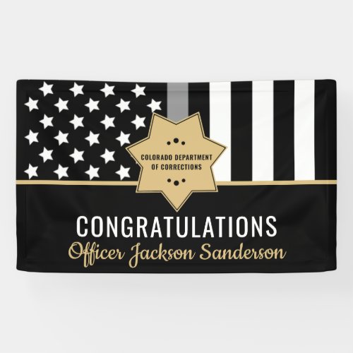 Corrections Officer Retirement Thin Silver Line
