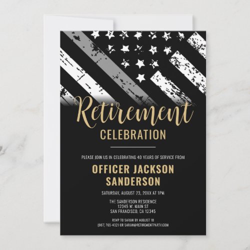 Corrections Officer Retirement Thin Silver Line