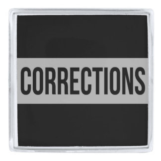 CORRECTIONS Thin Silver Line Recognition pin