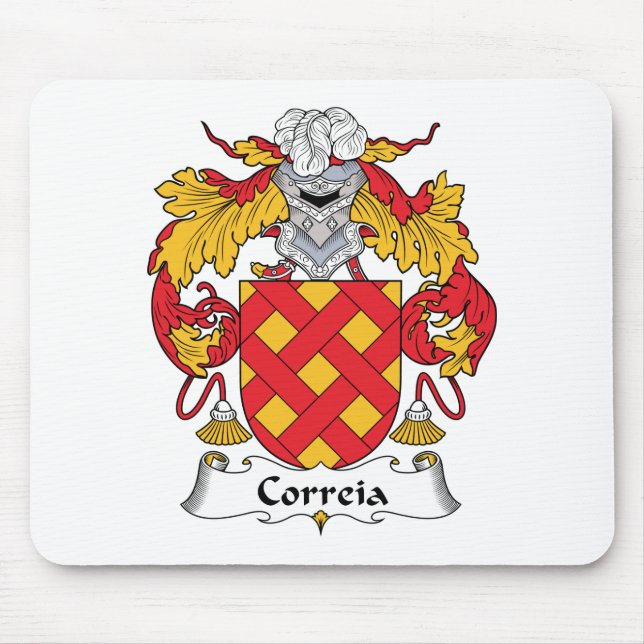 Correia Family Crest Mouse Pad (Front)