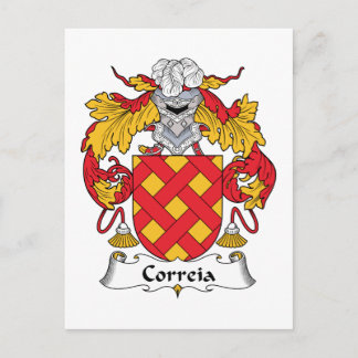 Correia Family Crest Postcard