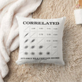 Correlated But Only To A Certain Degree Statistics Throw Pillow (Blanket)