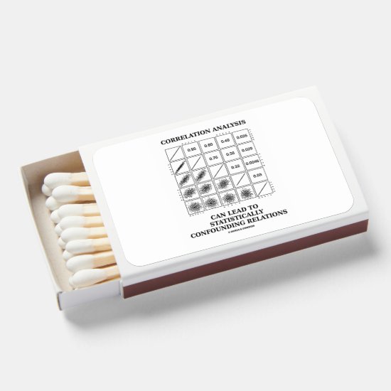 Correlation Analysis Can Lead To Stats Confounding Matchboxes