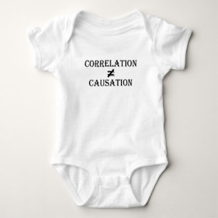 Correlation Does Not Equal Causation Baby Bodysuit