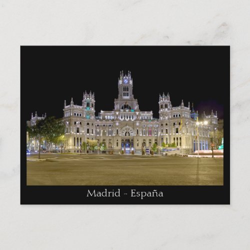 Correo de Madrid Espaa Postcard