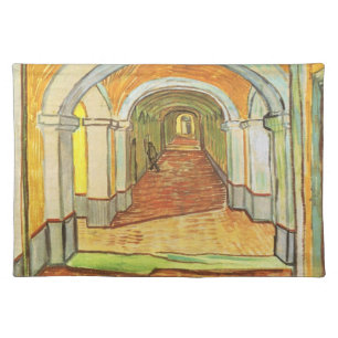 Corridor of Saint Paul Asylum by Vincent van Gogh Cloth Placemat